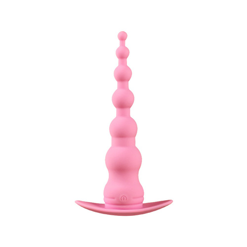 Jiyu silicone bead anal plug wireless remote control prostate backcourt massager anal plug masturbation device adult products