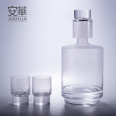 安华艺术玻璃酒具酒杯套装高级红酒醒酒器分酒壶酒杯家用现货批发