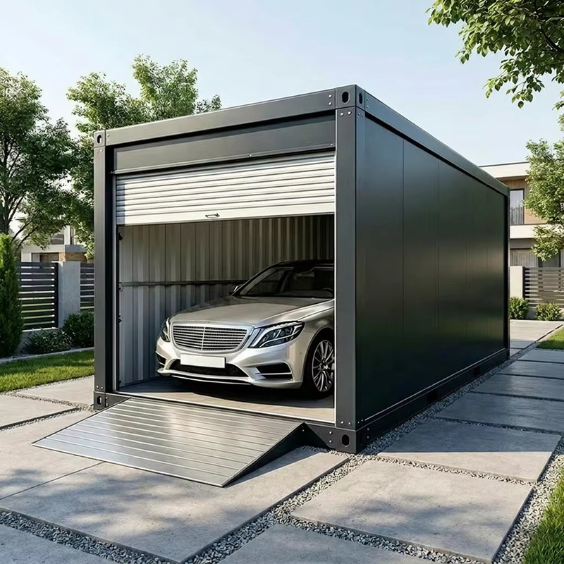 Customized integrated houses, garage container houses, simple steel structure carports, outdoor detachable modular houses Customized integrated houses, garage container houses, simple steel structure carports, outdoor detachable modular houses