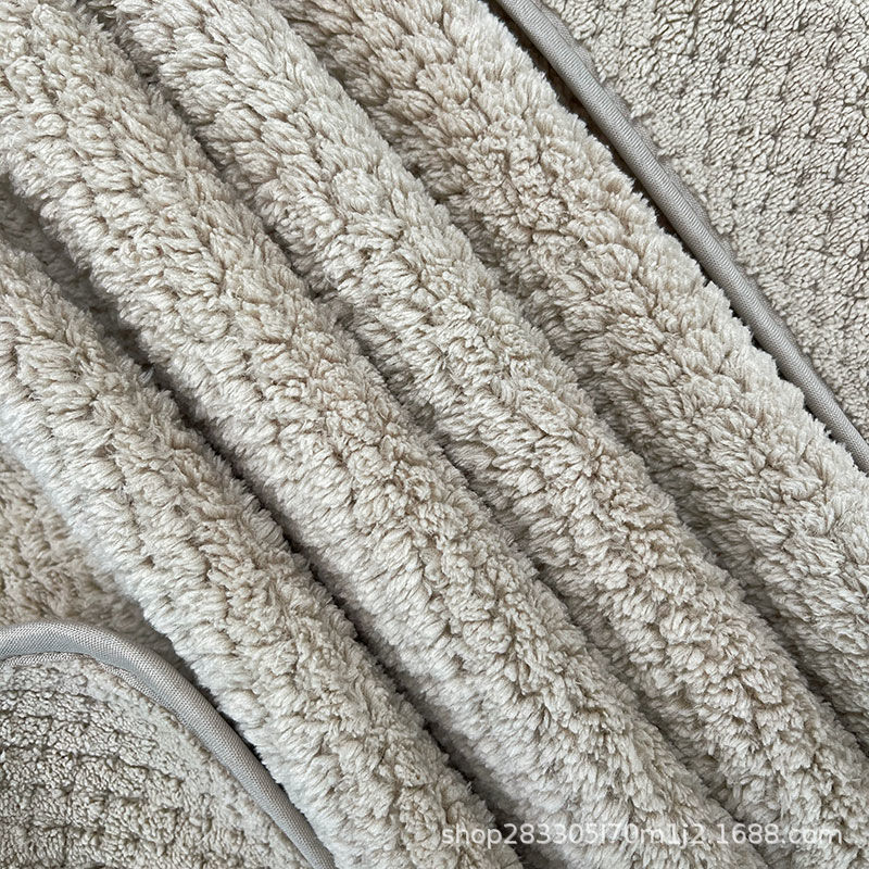 Toalla de coral para lavar la cara absorbe agua sin caer veloz para secar el cabello para hombres para limpiar el cabello