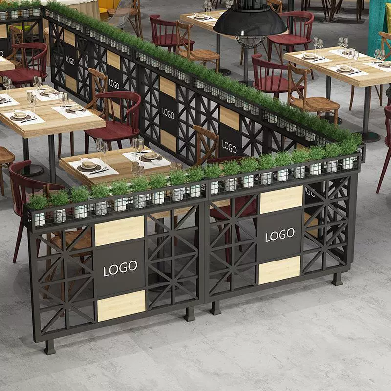 Короткая перегородка декоративный молочный чайный магазин забор