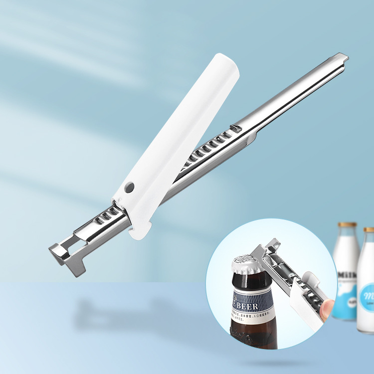 Stainless steel can opener household effortless twisting can opener kitchen beer opener multi-purpose soda can opener