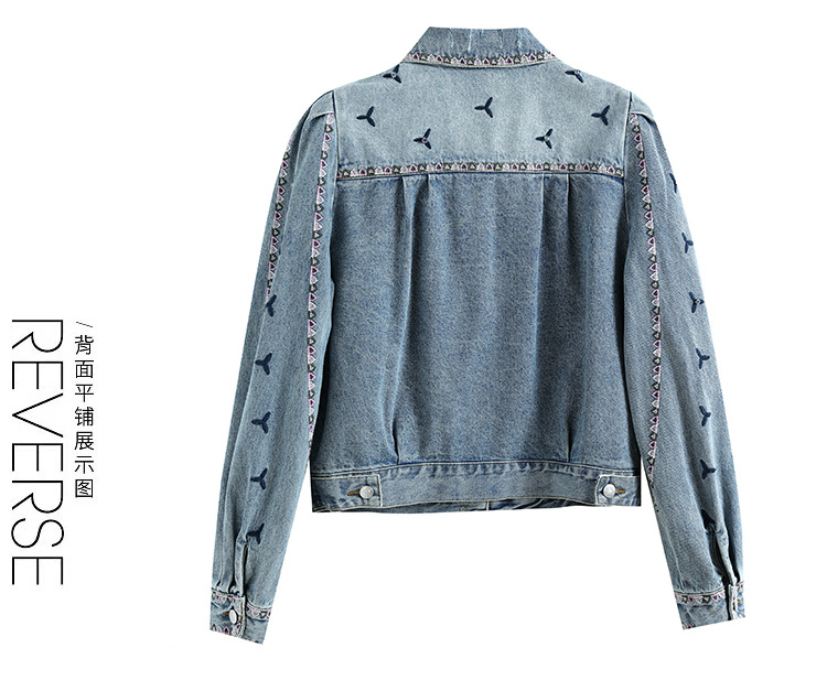 D8124 880K ÁO KHOÁC NỮ SHETDCL MÙA XUÂN THU ĐÔNG THỜI TRANG NỮ JEAN BÒ G03 SẢN PHẨM MỚI
