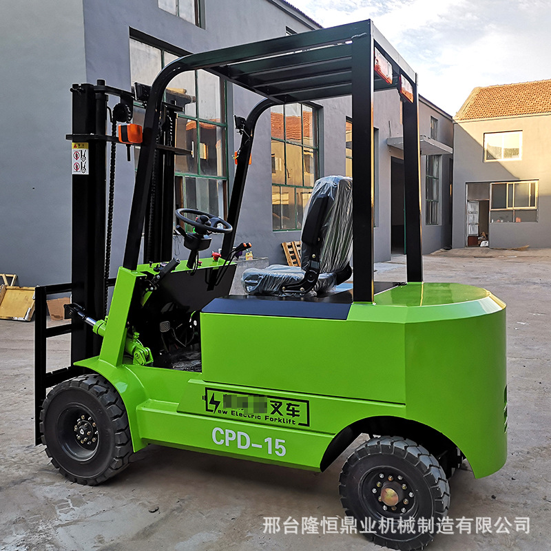 新能源电动叉车1.5吨1吨小型四轮座驾式3吨堆高车2吨液压升降车