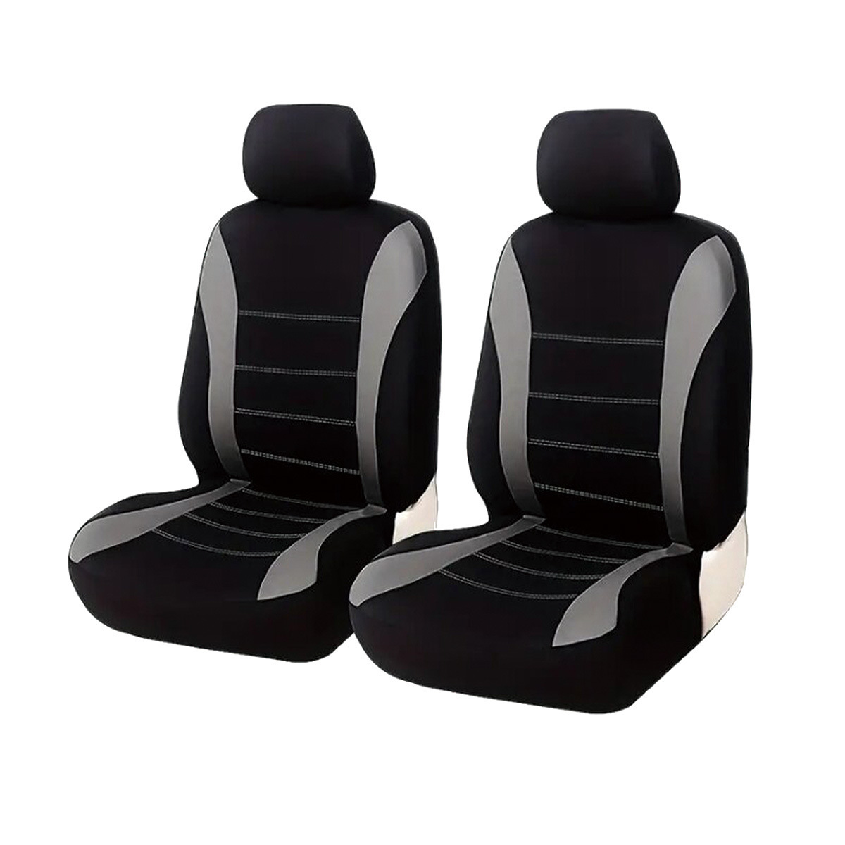 Un solo asiento general 2 piezas + doble asiento 4 piezas cubierta de asiento de furgoneta diseño de cintura transfronterizo cojín de tela cojín de asiento