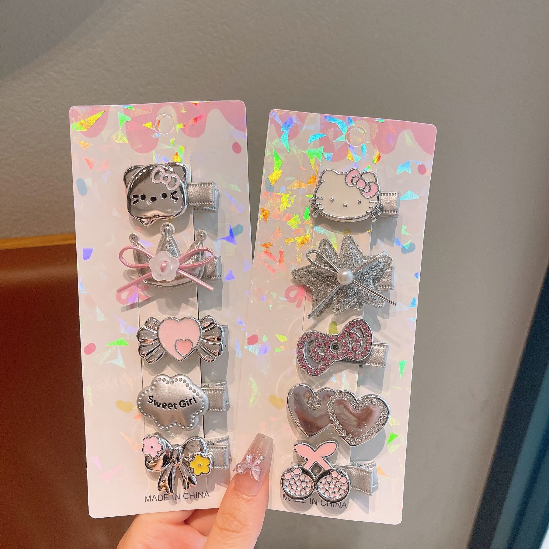 Nuevas tarjetas de cabello para niños dibujos animados clip para el cabello para mujeres adorables para el cabello para niñas pequeñas tarjetas de cabeza ventiladas clip de boca de pato
