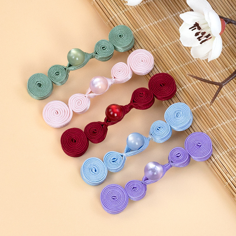 Hengmeihe HMM cheongsam button jade bead gourd buckle hand-woven cloth button Tang clothing decoration accessories