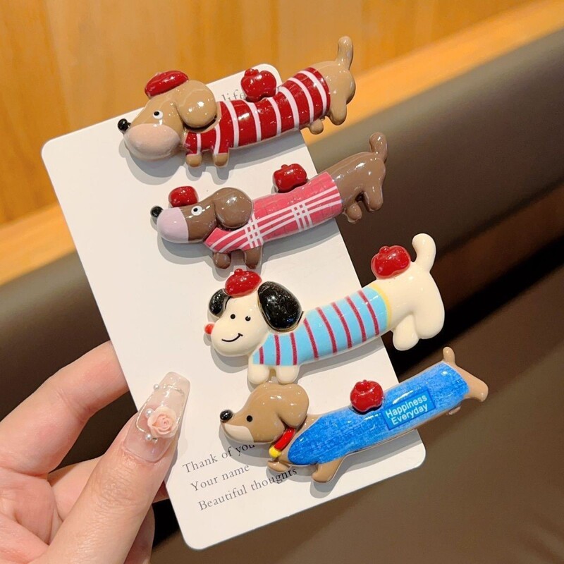 Women's hair clips, hairpins, ins-style bangs clips, seamless bobby pins that don't damage hair, alligator clips, hair accessories, puppy hair clips Women's hair clips, hairpins, ins-style bangs clips, seamless bobby pins that don't damage hair, alligator clips, hair accessories, puppy hair clips