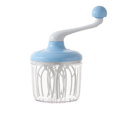 Household baking tools cake cream whipper stirring rod egg white foamer semi-automatic hand-cranked egg beater
