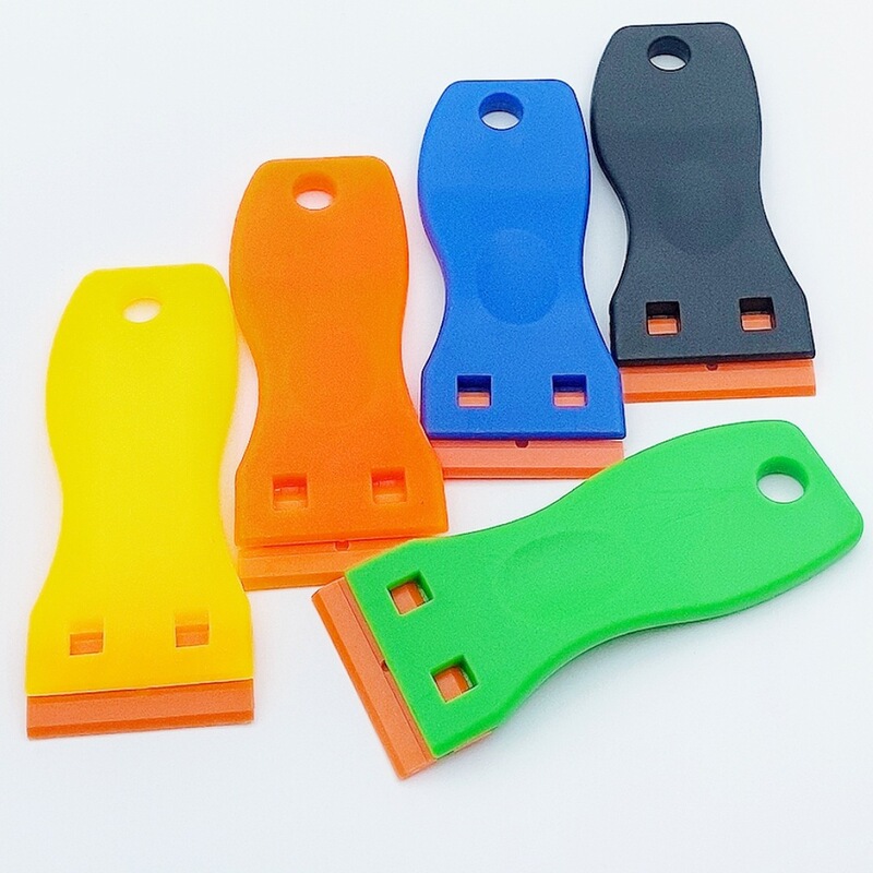 Multifunctional Adhesive Removal Scraper, Car Film Cleaning Plastic Scraper Tool, Stain Removal Plastic Scraper Blade