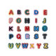 Cross-border hot color 26 letters hole shoes shoes flower hole shoes accessories in stock quick hair can be selected