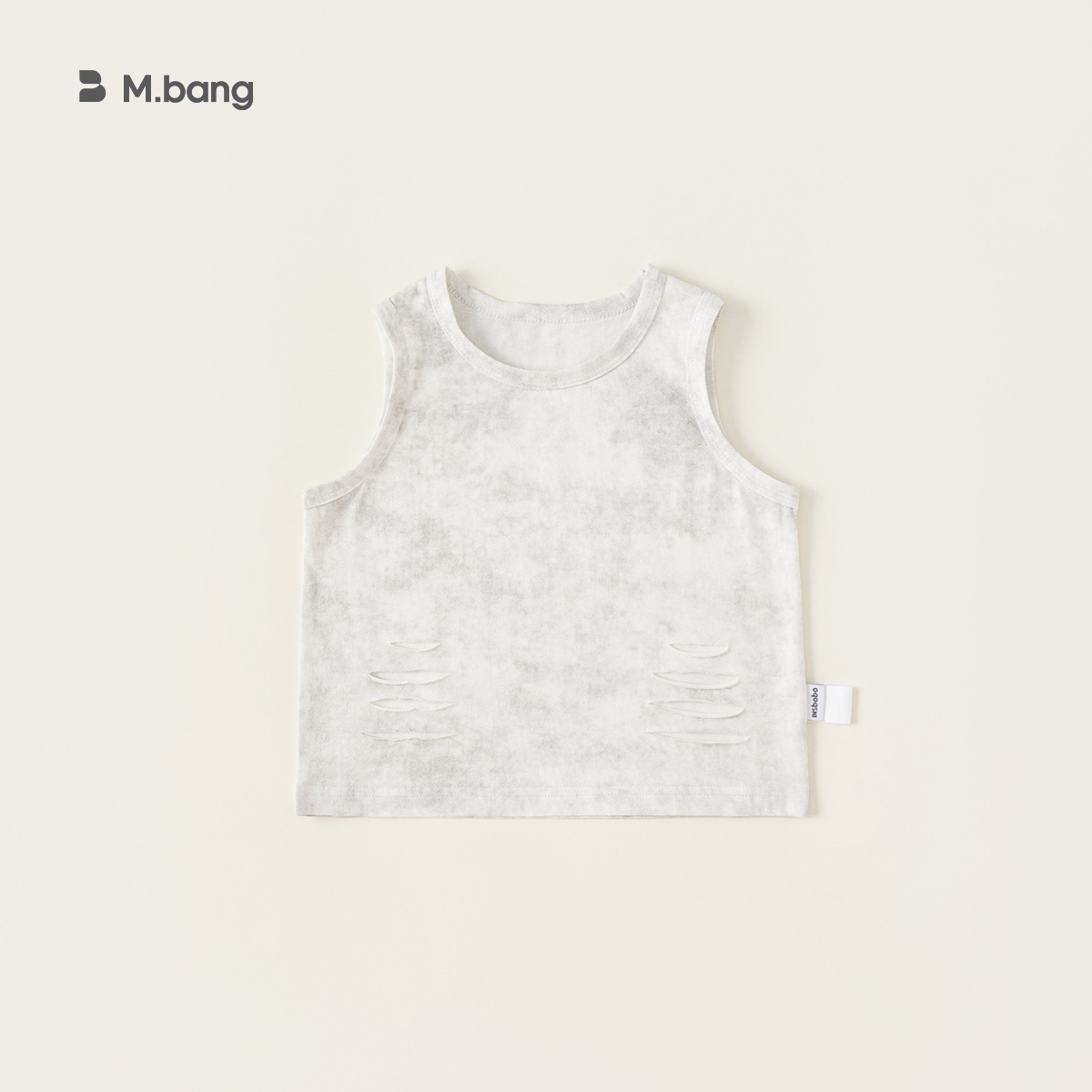 Chaleco para niños verano niñas color sólido camisola casual bebé sin mangas camiseta top XY24035