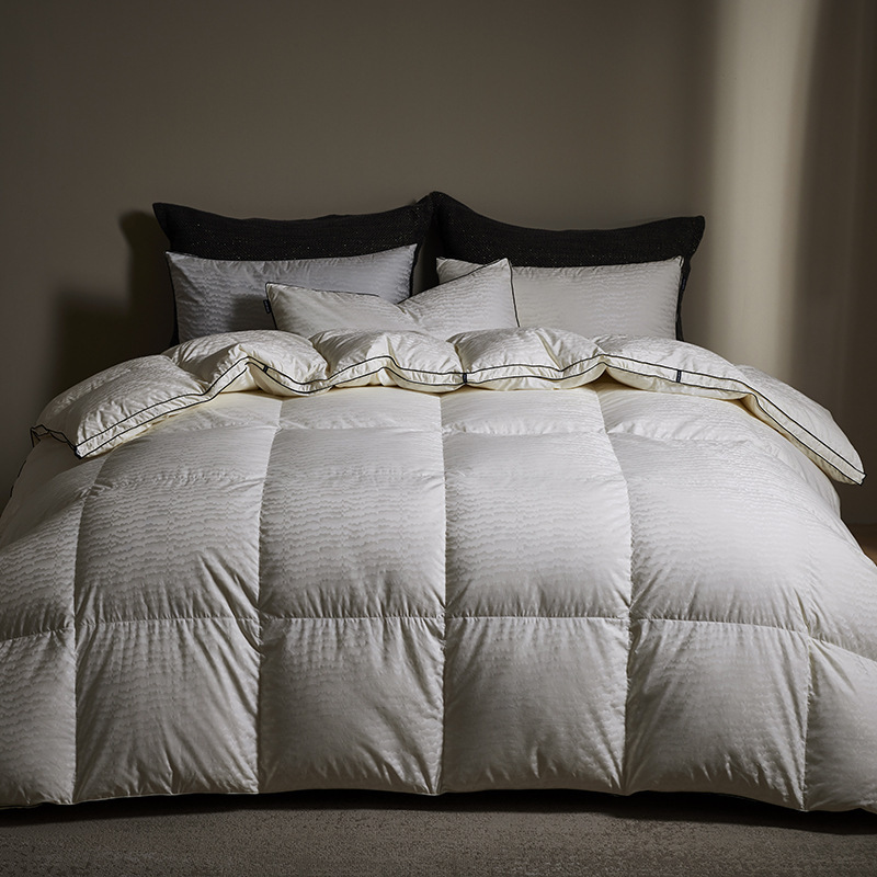 Marlochi Grade Dingfeng Large Goose Duck down Quilt Modal Silk Fabric White Duck down Quilt Core Quilt