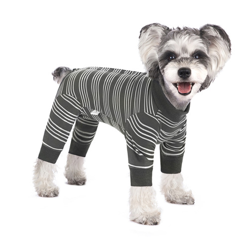 Dog Clothes for Small Dogs, Four-Legged Pajamas, Full-coverage Home Wear, Long Sleeve, Pet Neutering Suit, Anti-Hair Shedding for Spring and Autumn