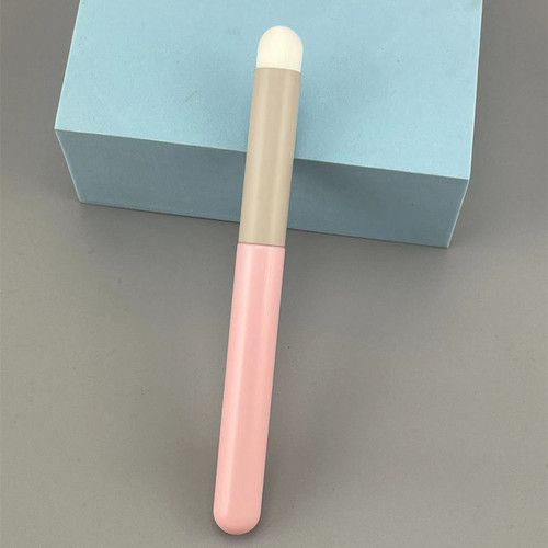 Mushroom-head concealer makeup brush for wet and dry use, even blending sponge without brush marks, lipstick brush