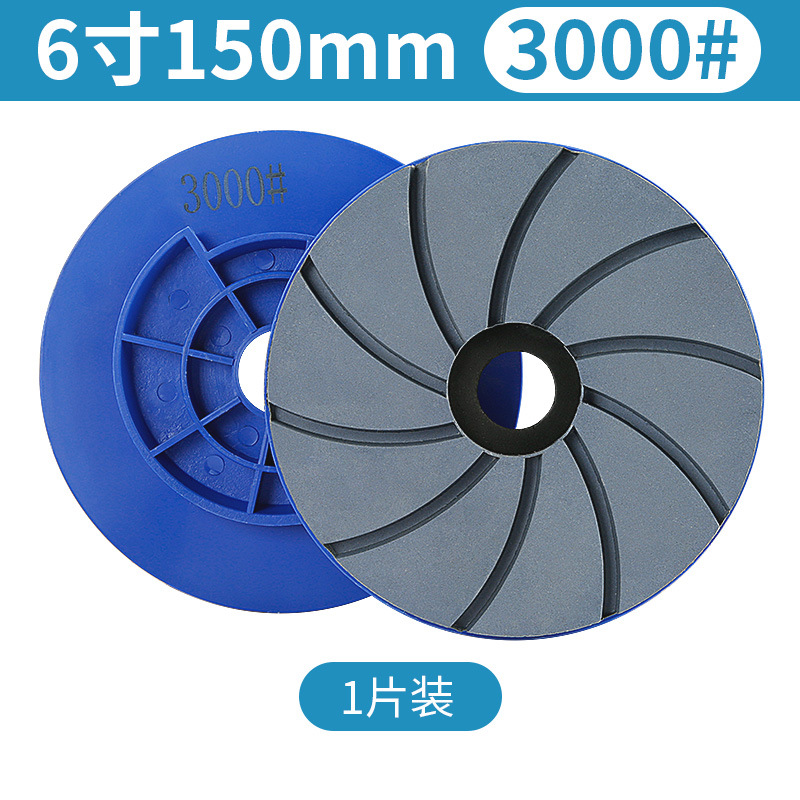 Hoja de pulido de diamante mármol piedra británica granito cerámica renovación Caracol hebilla biselado engrosado hoja de molienda