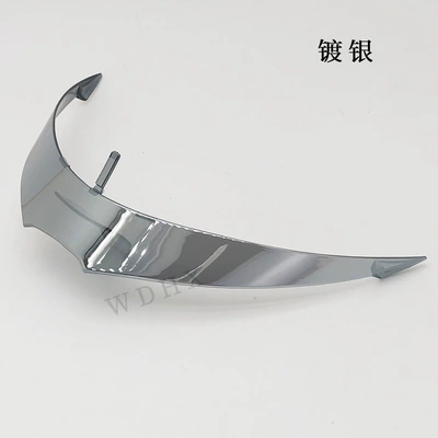Z8 Helmet Rear Spoiler Dəbilqə (Kaska) aksesuarları - small-tail-silver-plated