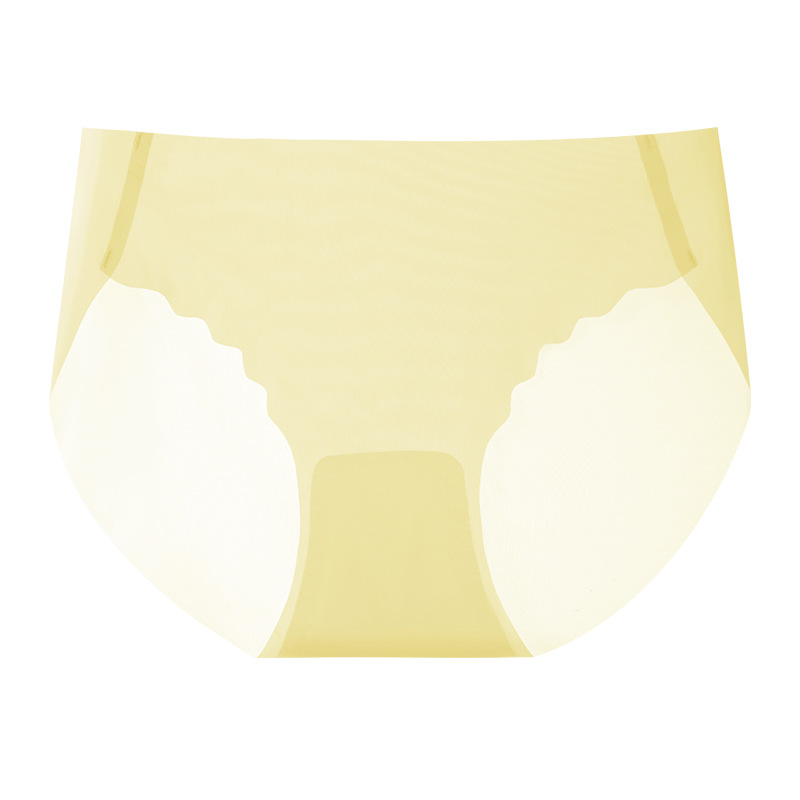 Bragas sin costuras para mujer verano delgado de cintura baja sexy seda de hielo entrepierna de algodón puro antibacteriano transpirable invisible refrescante image 10