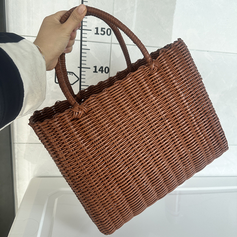 Cesta de baño cesta de la compra cesta de baño de ratán-como cesta de Baño azul cesta de picnic cesta de huevo cesta de la compra en casa ins