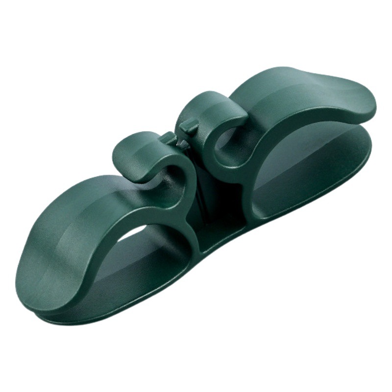 Alambre de almacenamiento de cocina titular de alambre clip de alambre hogar cable organizador pared pegatina Punch-libre energía Winder