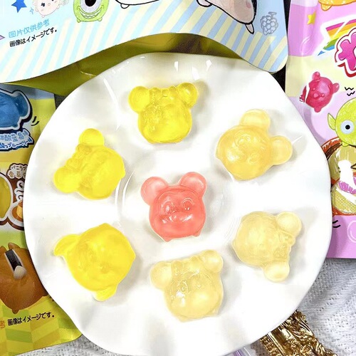 Disney Soft Candy tusm60g Wedding Celebration Lucky Candy Fruity Flavor Soft Candy Snack QQ Rubber Candy Gift with Handwriting