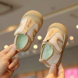 宝宝单鞋男童春新款布鞋休闲鞋女童软底透气学步鞋婴幼儿防滑板鞋