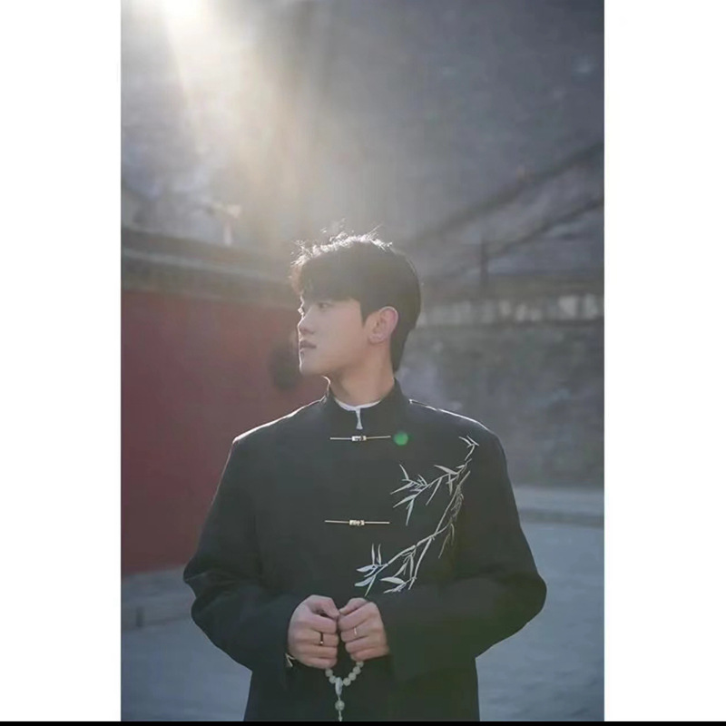 블랙 중산 세트