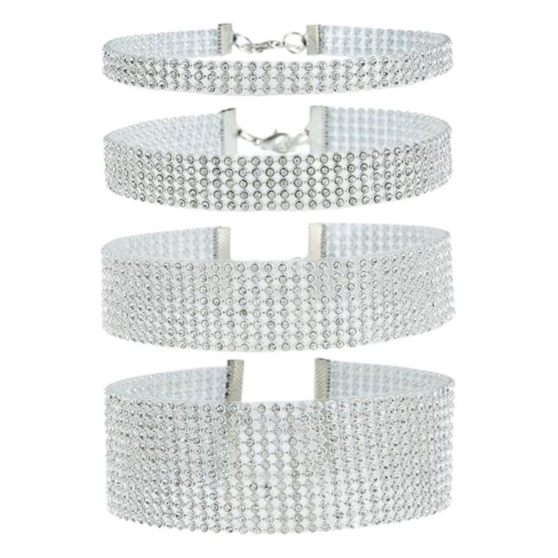 AliExpress взрыв роскошное бриллиантовое ожерелье цепочка на ключицу европейские и американские модные украшения Цепочка на шею воротник колье