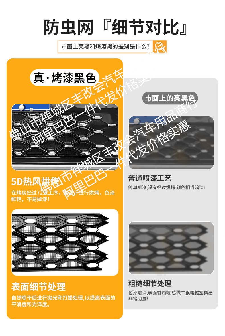 Suitable for Volkswagen Lavida 5 Million Version/New Generation One-Piece Welded Car Insect-Proof Net Front Grille Special Accessories