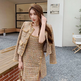 连衣裙;时尚休闲套装;蕾丝衫雪纺衫