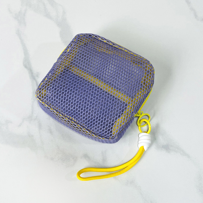 Bolsa de tofu de malla de dopamina superligera de malla de maquillaje bolsa de almacenamiento multipropósito de gran capacidad de comercio exterior transfronterizo