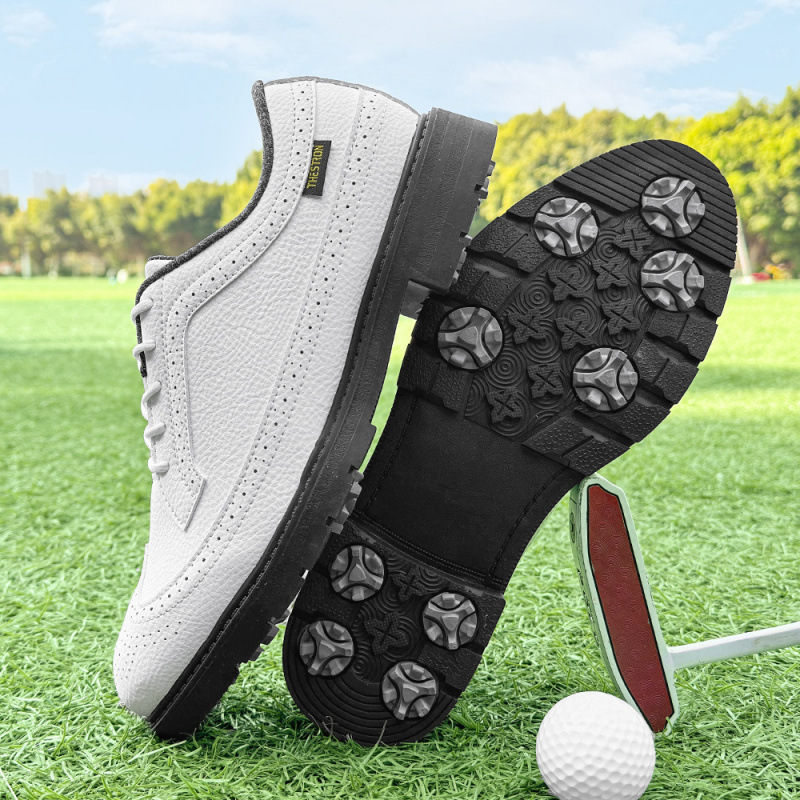 Professional Non-Slip Golf Shoes Large Size 39-49 Fixed Nail Comfortable Golf Training Shoes Men