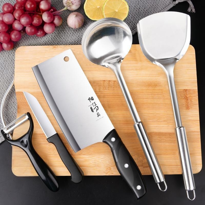 Cortar verduras 2 - en - 1 utensilios de cocina dormitorio cortador de carne cuchillo afilado cuchillo de cocina tablero de corte cuchillo de cocina doméstico conjunto ultra rápido Otros
