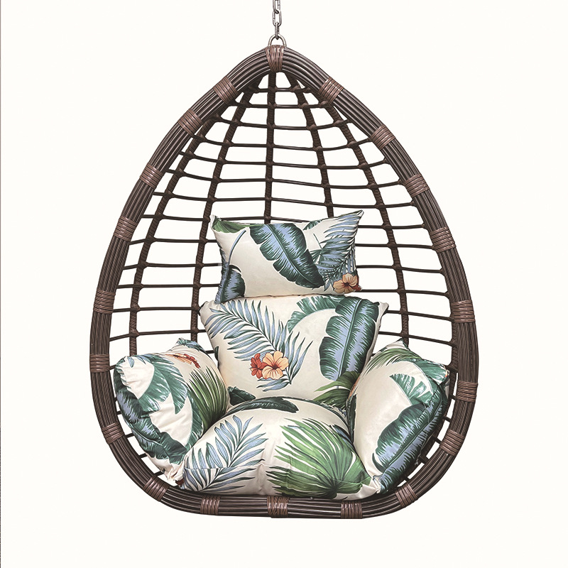 Al Aire Libre impermeable protector solar extraíble cesta estera columpio Nido de Pájaro silla cojín impermeable cesta