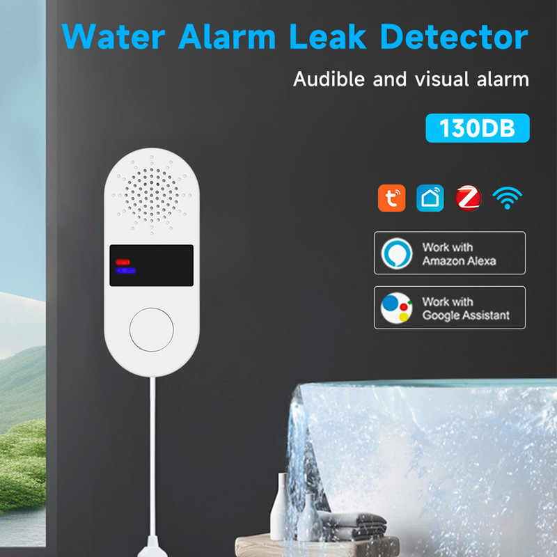 Graffiti Water Immersion Sensor Wifi/Zigbee Water Immersion Alarm Remote Home Water Immersion Alarm Smart Home