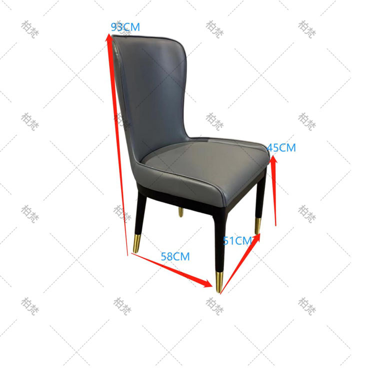 Sillas de comedor de alta gama para habitaciones privadas de hotel, sillas de comedor vintage de diseño, sillas de ratán de madera maciza, sillas de ocio, exclusivamente para suministro transfronterizo.