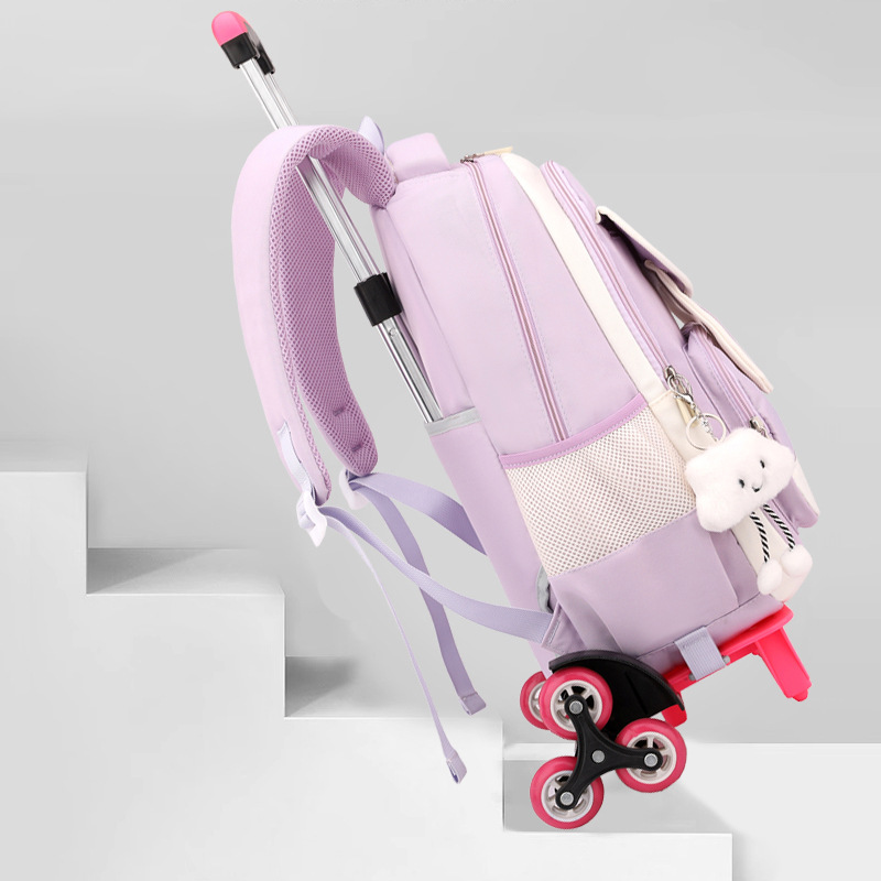 Peces naturales bolsas de tracción de estudiantes de primaria de tres a seis grados de niñas de moda de gran capacidad bolsas de tracción de estudiantes de secundaria