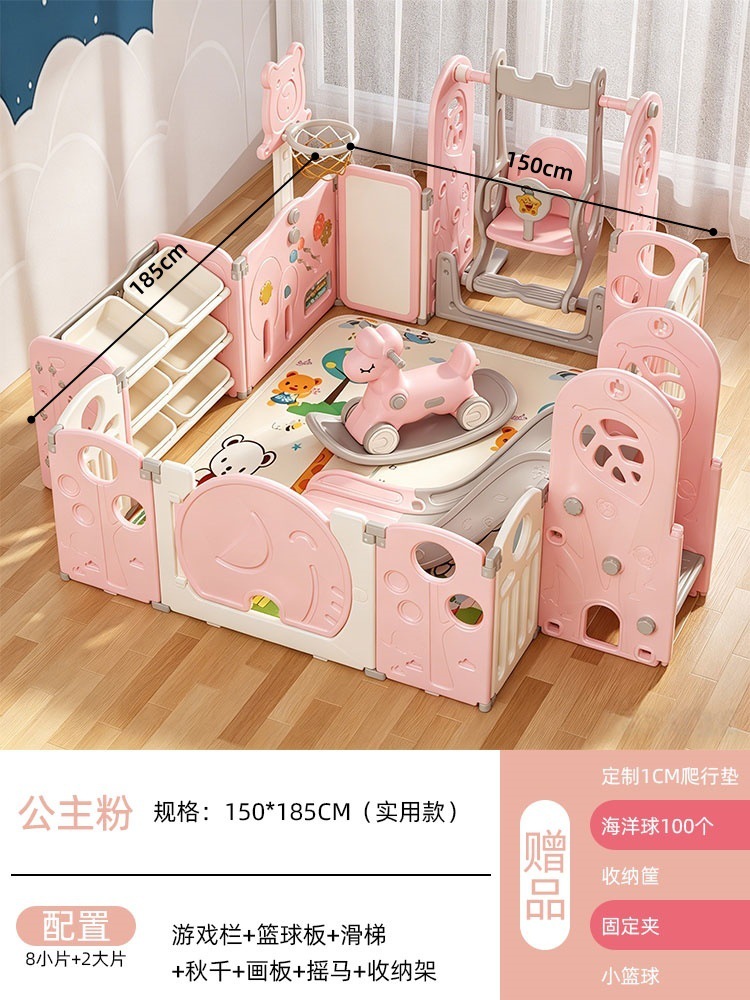 [barrera de juego para bebés barrera de protección infantil interior barrera de seguridad para niños en el suelo para el parque]