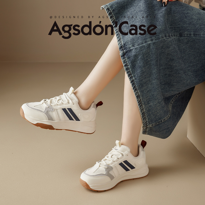 Zapatos Gump para mujeres 2026 nuevos zapatos deportivos de primavera pequeños zapatos blancos con zapatos de entrenamiento de lana