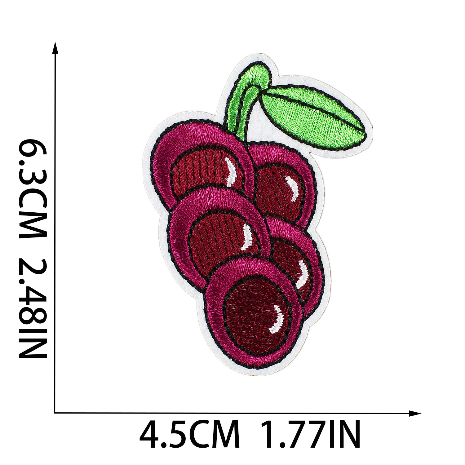 3g Weight Clothing Sticker Patches Classification 1 Piece Quantity Dacron thread Material Cherry, Strawberry Pattern Casual, Elegant, Cute Style Embroidery Craft 1 Piece Casual Elegant Cute Cherry Strawberry Dacron Thread Clothing Sticker Patches 34