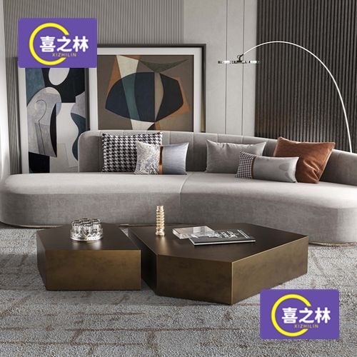 创意家具不锈钢客厅异形茶几桌桌面桌子现代简约餐桌轻奢设计师