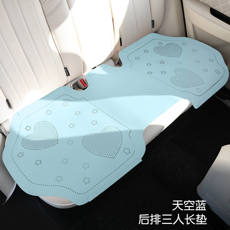 車のクッションアニメの可愛い女性三点セット四季通用半カバーファーのシンプルなクッションの通気性|undefined