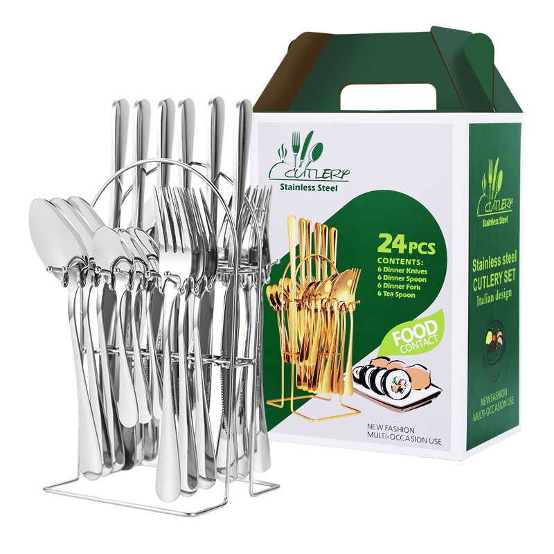 Color primario conjunto de 24 piezas-caja verde