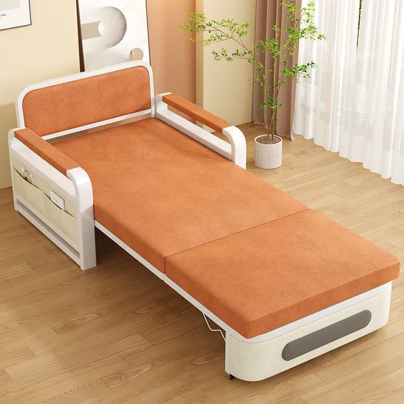 Двухместный новый раскладной диван-кровать с технологией «все в одном», складной диван-кровать для обеденного перерыва, скандинавский выдвижной диван-кровать