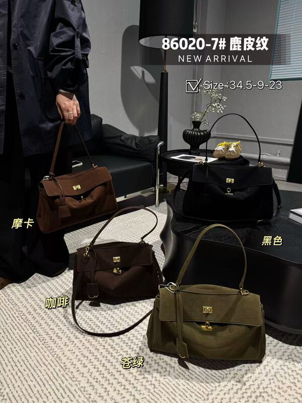 复古慵懒风真皮大容量腋下凯莉托特包包女2025秋冬新款单肩斜挎包|undefined