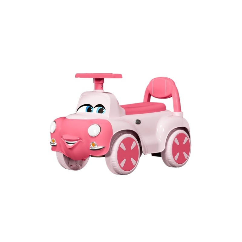 Coche de Equilibrio Infantil de Cuatro Ruedas de Plástico PP Deslizante