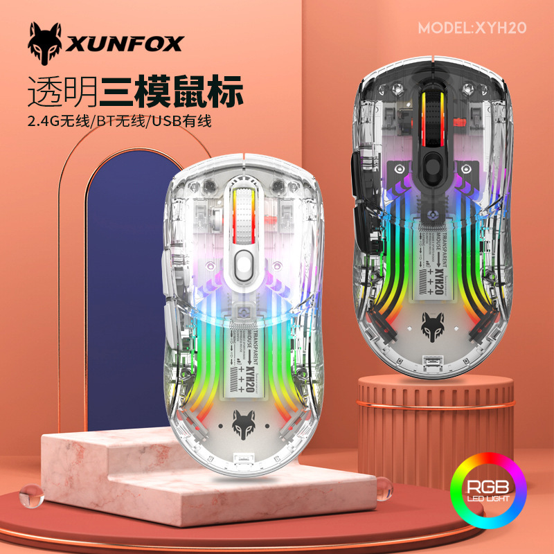 Mechanical gaming mute mouse