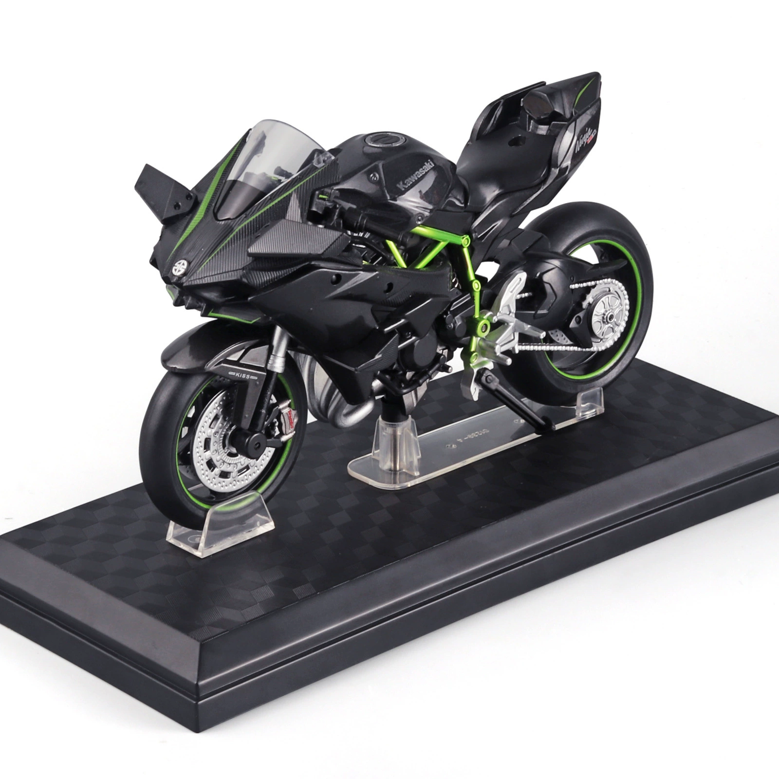Оригинальная авторизация CCA 1:12 Kawasaki Ninja H2R сплав мотоцикл модный декоративный элемент Douyin горячие продажи