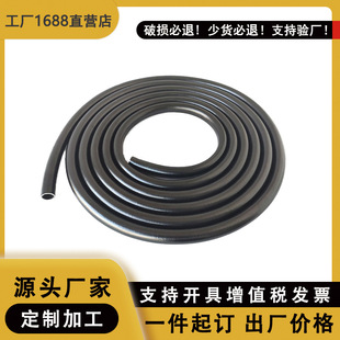 Three-Adhesive Two-Line Oil-Resistant, Temperature-Resistant and Alkali-Resistant Black High-Pressure Pipe Ship Factory Steel Factory Glossy Rubber Pipe Whole Plate