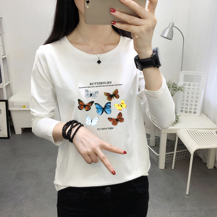 autumn base body-friendly long-sleeve with a round collar